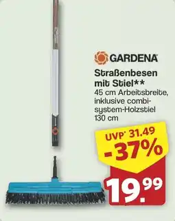 Famila Nord West GARDENA Straßenbesen mit Stiel Angebot