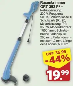 Famila Nord West Rasentrimmer GRT 352 P Angebot
