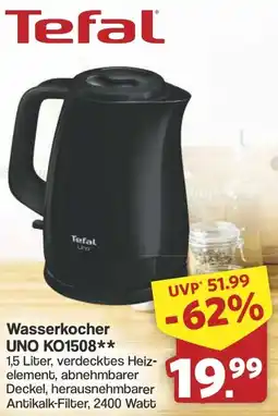Famila Nord West Tefal Wasserkocher UNO KO1508 Angebot