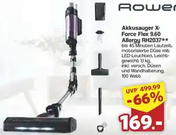 Famila Nord West Rowenta Akkusauger X- Force Flex 9.60 Allergy RH2037 Angebot
