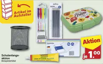 Famila Nord West Schulanfangs- aktion Beispielartikel Angebot