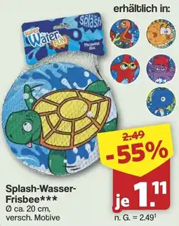 Famila Nord West Splash-Wasser- Frisbee Angebot
