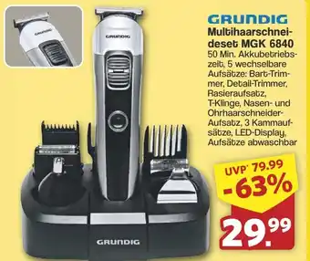 Famila Nord West GRUNDIG Multihaarschnei- deset MGK 6840 Angebot