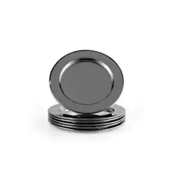 Netto Marken-Discount Dekorative Glasuntersetzer 6tlg - schwarz Angebot