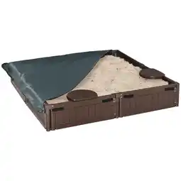 Netto Marken-Discount Outsunny Sandkasten HDPE Angebot
