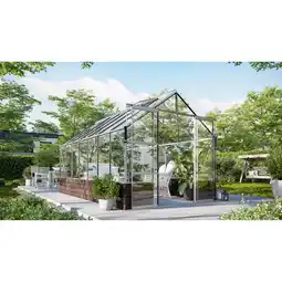 toom Baumarkt Vitavia Gewächshaus 'Cassandra 11500' 257 x 448 x 248,9 cm Sockel Herbstlaub Angebot