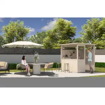 toom Baumarkt décor et jardin Gartenbar 'Safran' naturbelassen 230 x 182 cm Angebot
