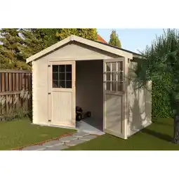 toom Baumarkt décor et jardin Gartenhaus 'Florine' Fichtenholz naturbelassen 317 x 202 cm Angebot