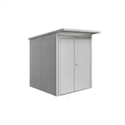 toom Baumarkt Biohort Gerätehaus 'AvantGarde' Gr. A1 silber-metallic 180 x 220 cm, mit Doppeltür schmal Angebot