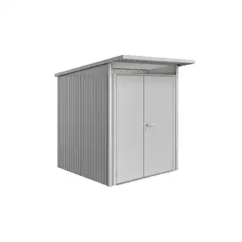 toom Baumarkt Biohort Gerätehaus 'AvantGarde' Gr. A1 silber-metallic 180 x 220 cm, mit Doppeltür schmal Angebot