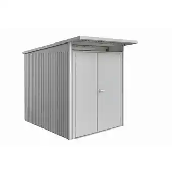 toom Baumarkt Biohort Gerätehaus 'AvantGarde' Gr. A2 silber-metallic 180 x 260 cm, mit Doppeltür schmal Angebot