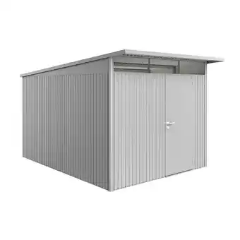 toom Baumarkt Biohort Gerätehaus 'AvantGarde XXL' 260 x 380 cm Silber metallic Angebot
