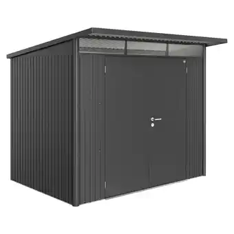 toom Baumarkt Biohort Gerätehaus 'AvantGarde L' 260 x 220 cm Dunkelgrau metallic Angebot