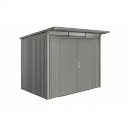 toom Baumarkt Biohort Gerätehaus 'AvantGarde' Gr. A5 quarzgrau-metallic 260 x 220 cm, mit Doppeltür Angebot