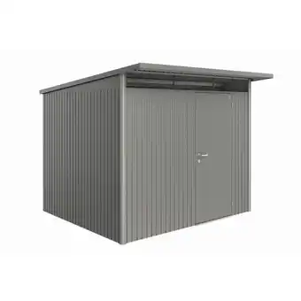 toom Baumarkt Biohort Gerätehaus 'AvantGarde' Gr. A6 quarzgrau-metallic 260 x 260 cm, mit Standardtür Angebot
