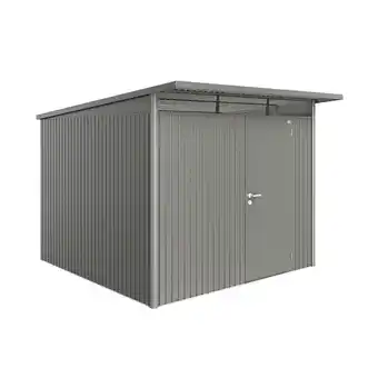 toom Baumarkt Biohort Gerätehaus 'AvantGarde XL' 260 x 300 cm Quarzgrau metallic Angebot