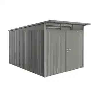 toom Baumarkt Biohort Gerätehaus 'AvantGarde XXL' 260 x 380 cm Quarzgrau metallic Angebot