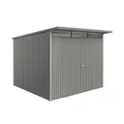 toom Baumarkt Biohort Gerätehaus 'AvantGarde ECO A7' quarzgrau-metallic 260 x 300 cm mit Doppeltür Angebot