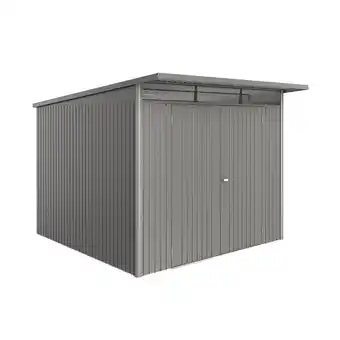 toom Baumarkt Biohort Gerätehaus 'AvantGarde ECO A7' quarzgrau-metallic 260 x 300 cm mit Doppeltür Angebot