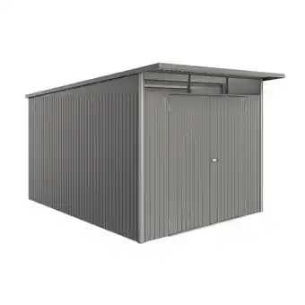 toom Baumarkt Biohort Gerätehaus 'AvantGarde ECO A8' quarzgrau-metallic 260 x 380 cm mit Doppeltür Angebot