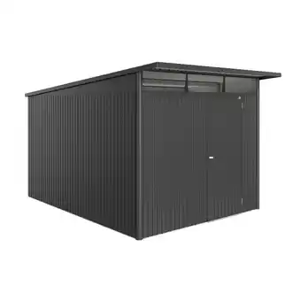 toom Baumarkt Biohort Gerätehaus 'AvantGarde ECO A8' dunkelgrau-metallic 260 x 380 cm mit Standardtür Angebot