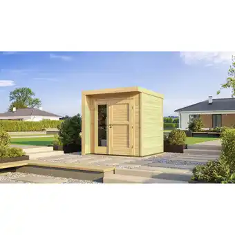 toom Baumarkt Weka Gartenhaus '262 B' naturfarben 209 x 210 x 205 cm Angebot