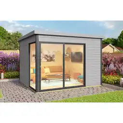 toom Baumarkt Weka Gartenhaus '412 Gr.1' grau 300 x 239,4 x 300 cm Angebot
