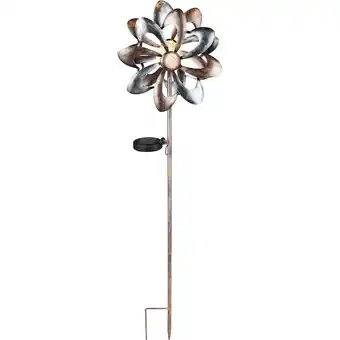 toom Baumarkt toom LED-Solarspieß Windspiel silber 92 cm Angebot