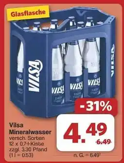 Famila Nord Ost Vilsa Mineralwasser Angebot