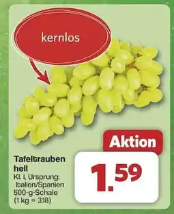Famila Nord Ost Tafeltrauben hell Angebot