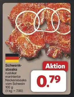 Famila Nord Ost Schwenksteaks Angebot