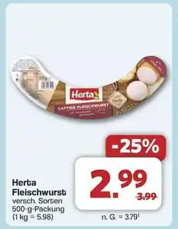 Famila Nord Ost HERTA Fleischwurst Angebot