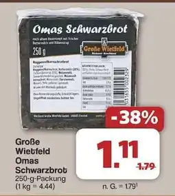 Famila Nord Ost Große Wiefeld Omas Schwarzbrot Angebot