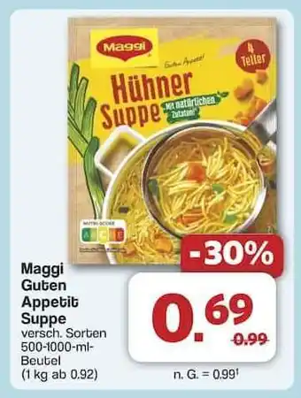 Famila Nord Ost Maggi Guten Appetit Suppe Angebot