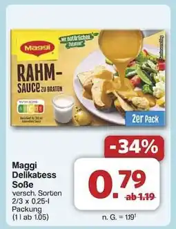 Famila Nord Ost Maggi Delikatess Soße Angebot
