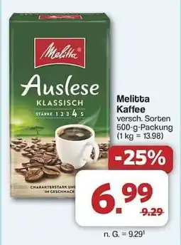 Famila Nord Ost Melitta Kaffee Angebot