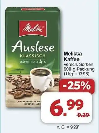 Famila Nord Ost Melitta Kaffee Angebot