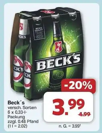 Famila Nord Ost Beck's Angebot