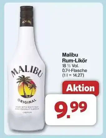 Famila Nord Ost Malibu Rum-Likör Angebot