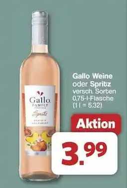 Famila Nord Ost Gallo Weine oder Spritz Angebot