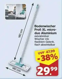 Famila Nord Ost Bodenwischer Profi XL micro-duo Aluminium Angebot
