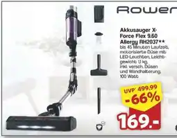 Famila Nord Ost Akkusauger X-Force Flex 9.60 Allergy RH2037 Angebot