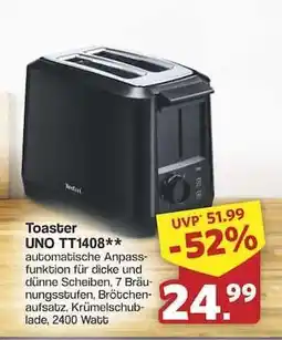Famila Nord Ost Toaster UNO TT1408 Angebot
