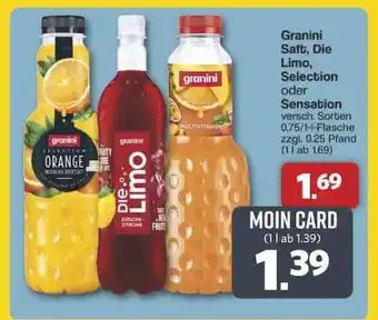 Famila Nord Ost Granini Saft, Die Limo, Selection oder Sensation Angebot
