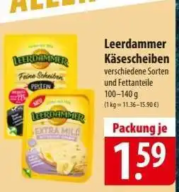 Famila Nord Ost Leerdammer Käsescheiben Angebot