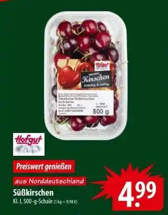 Famila Nord Ost Süßkirschen Angebot