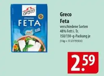Famila Nord Ost GRECO Feta Angebot