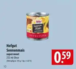 Famila Nord Ost Hofgut Sonnenmais Angebot