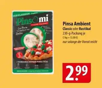 Famila Nord Ost Pinsa Ambient Angebot