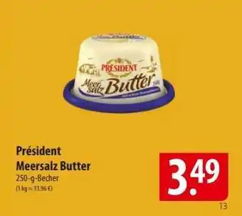 Famila Nord Ost PRÉSIDENT Meersalz-Butter Angebot